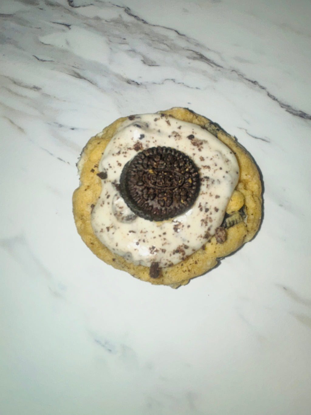 Oreo Cookie Butter Bliss Stuffed Cookie