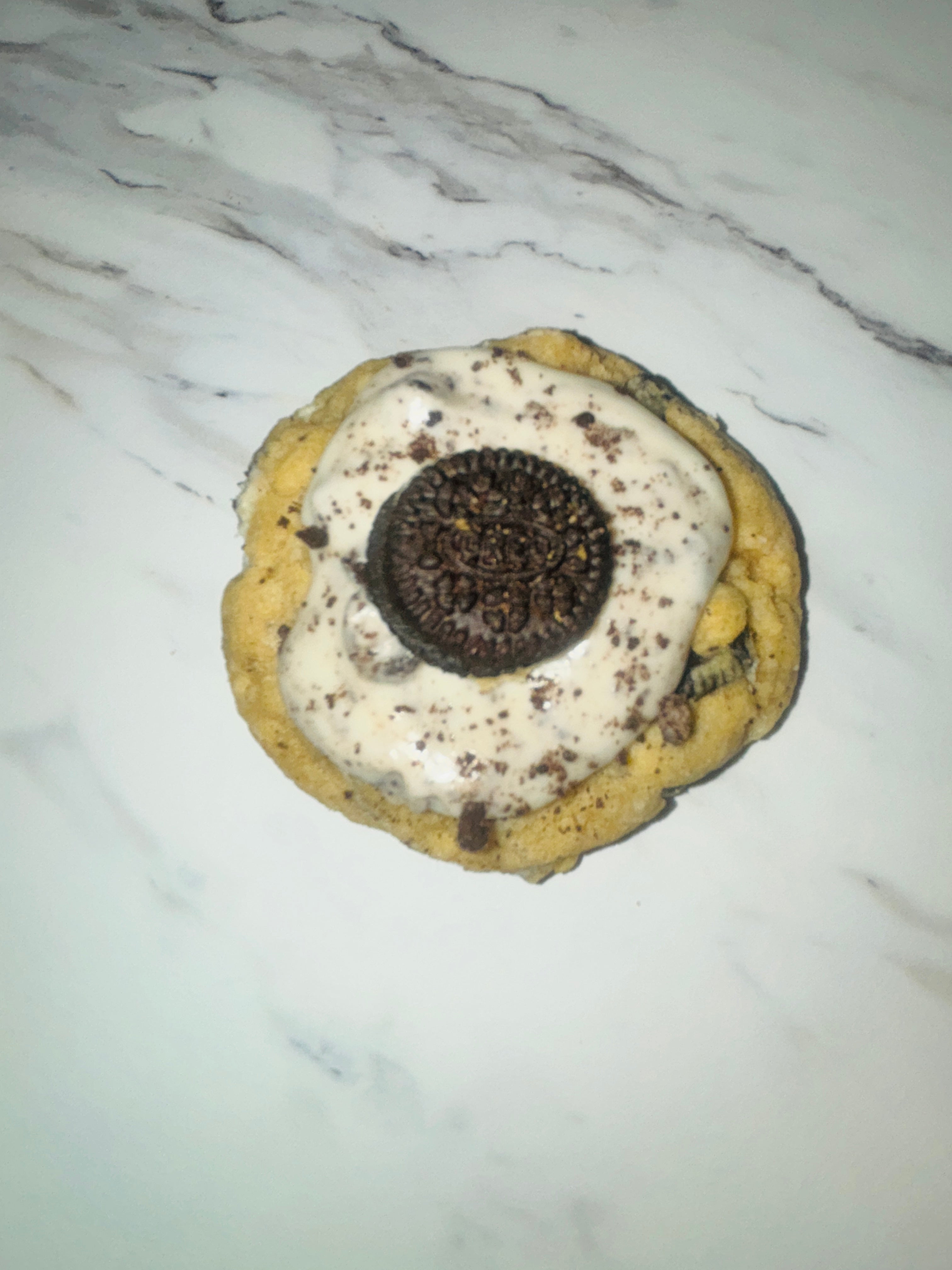 Oreo Cookie Butter Bliss Stuffed Cookie