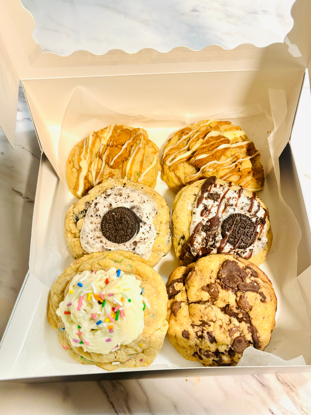 Assorted Cookie Box 6 Pack