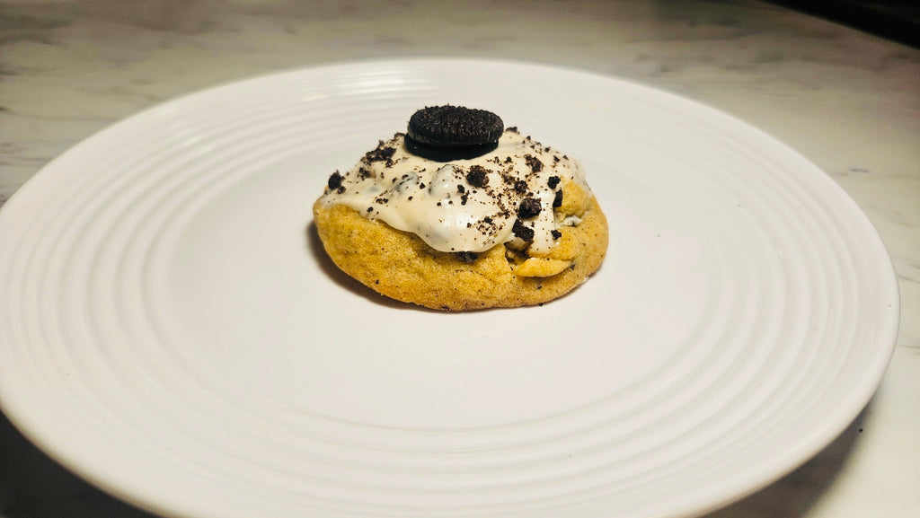 Oreo Cookie Butter Bliss Stuffed Cookie