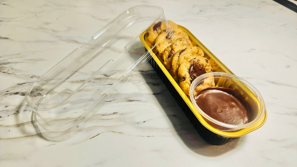 Glazé Cookie Dunkers (Mini Chocolate Chunk Cookies  + Frosting)